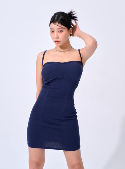 Thin Strap Mini Dress IA324