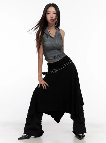 utility-buckle-flare-pants-cl518