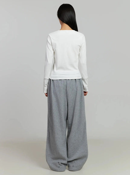 button-sleeve-ribbed-top-ij505