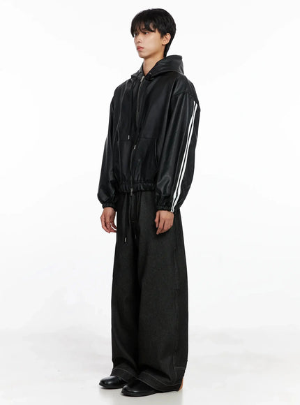 mens-faux-leather-track-hooded-jacket-io517