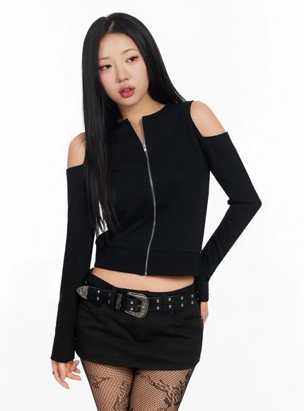 chic-shoulder-cut-out-zip-up-top-ia507