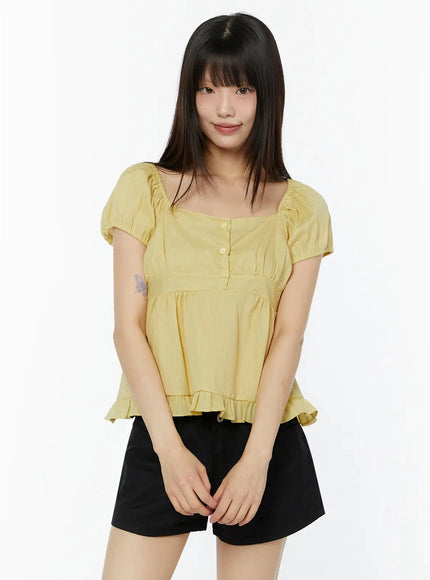 square-neck-ruffle-blouse-iu518