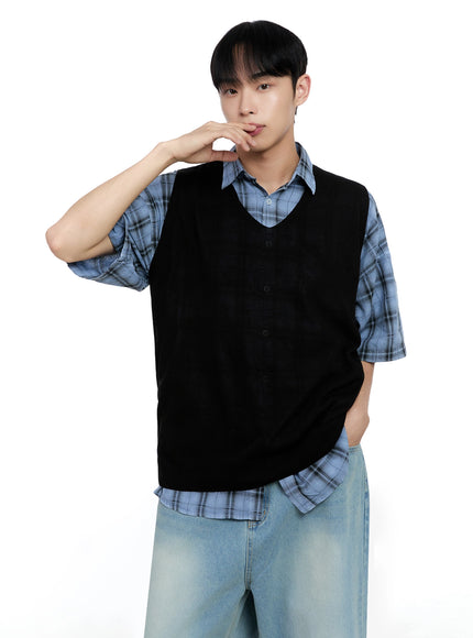 mens-linen-v-neck-knit-vest-ig520