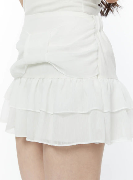 bow-waist-tiered-mini-skirt-iy511