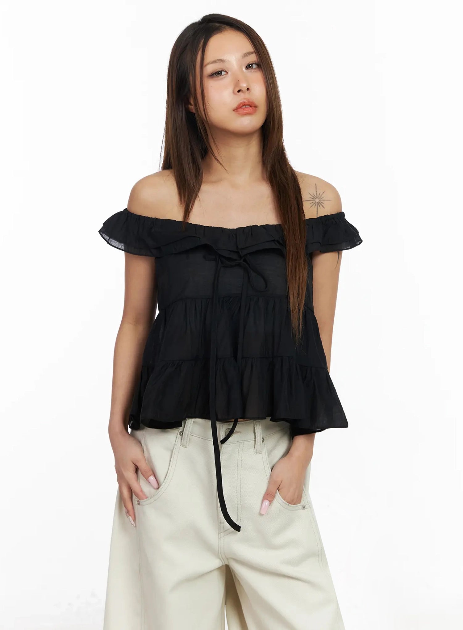 ruffle-off-shoulder-blouse-iy515