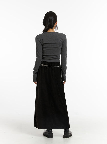 drawstring-waist-maxi-skirt-cj417