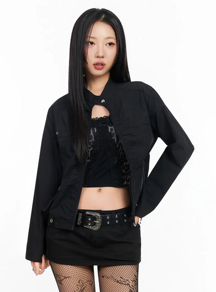 modern-collar-shirred-jacket-ia507