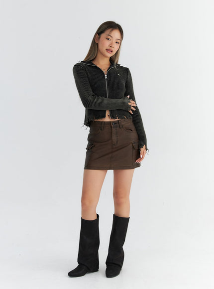 faux-leather-cargo-mini-skirt-co310