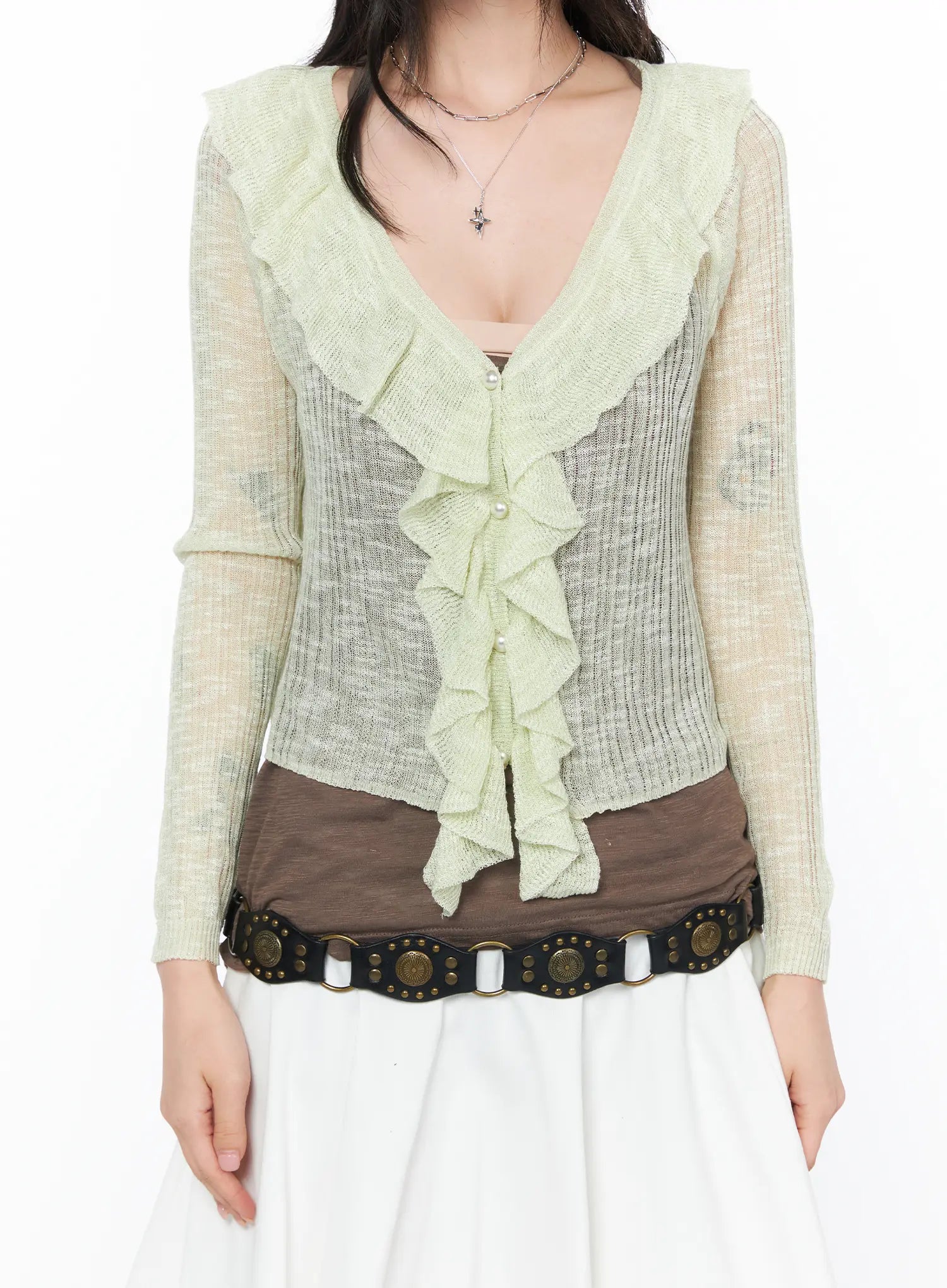 sheer-ruffle-faux-pearl-cardigan-ca527