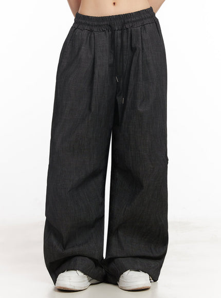 pintuck-denim-sweatpants-iy529