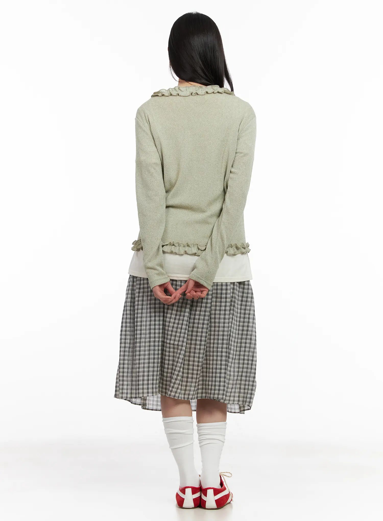 vintage-plaid-midi-skirt-cm513