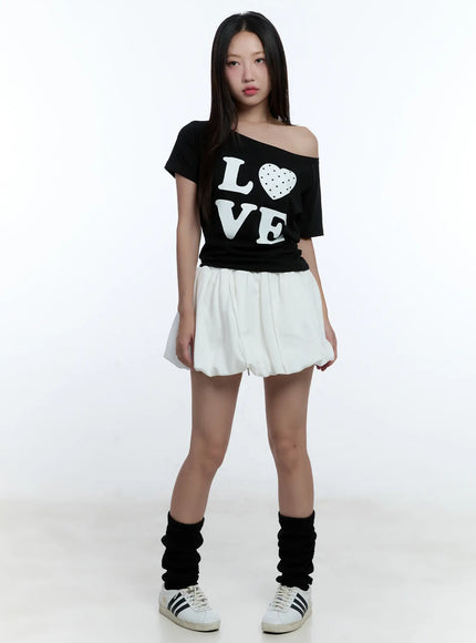 Adjustable Balloon Mini Skirt CU526 - Acubi style | LEWKIN Adjustable Balloon Mini Skirt CU526 - Acubi style | LEWKIN