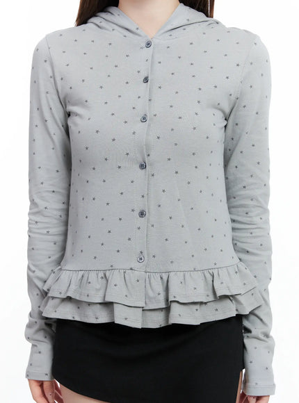 ruffle-polka-dot-hooded-cardigan-cs501