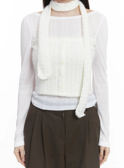 elegant-layered-top-and-scarf-set-cj506