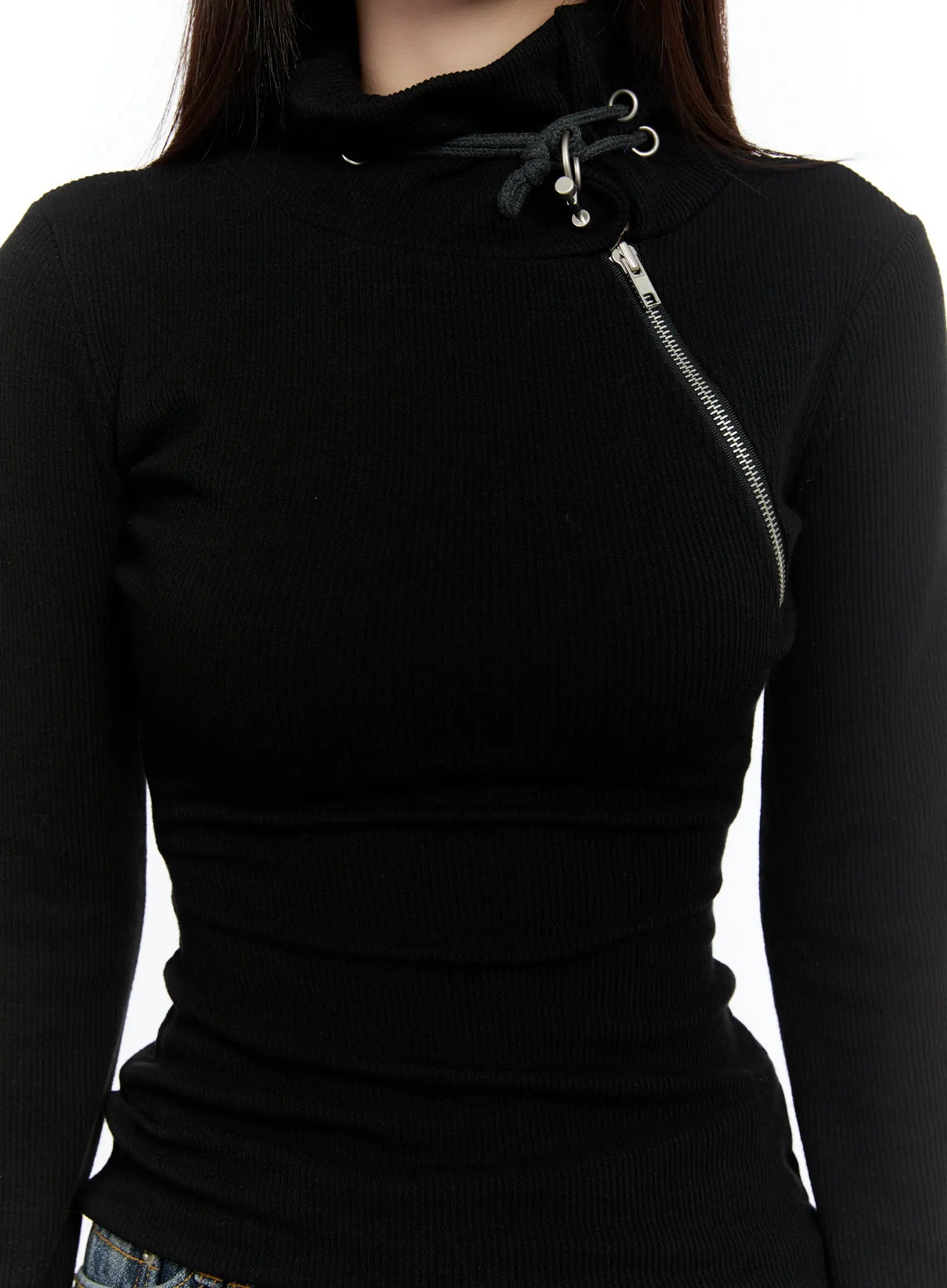 zipper-detail-rib-knit-long-sleeve-cs517