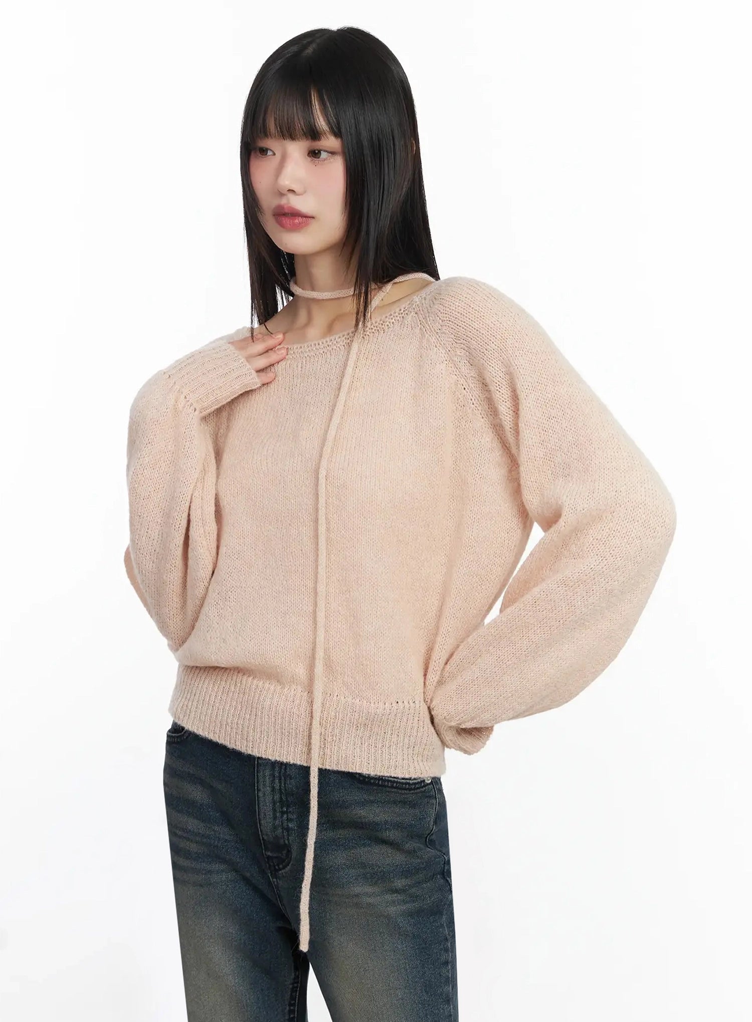 chic-off-shoulder-knit-sweater-and-thin-scarf-set-f517