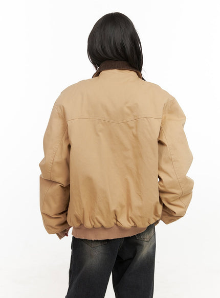 fringe-trim-collared-bomber-jacket-cj501