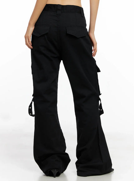 strap-utility-flare-trousers-co528