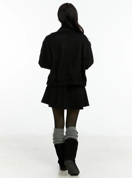 belted-pleated-mini-skirt-cd523