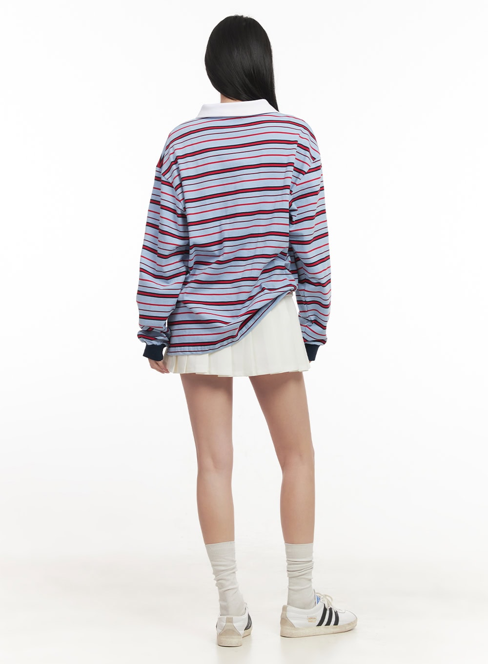oversized-striped-long-sleeve-polo-shirt-cf514