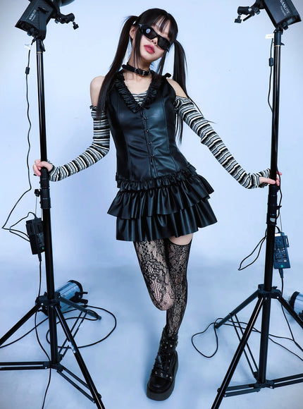 faux-leather-bustier-vest-cd522