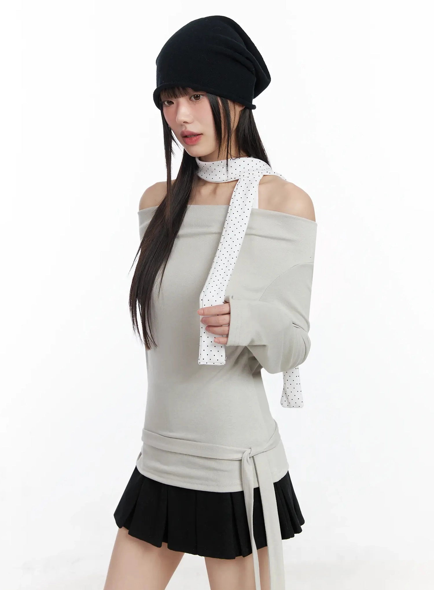 polka-dot-thin-scarf-f517