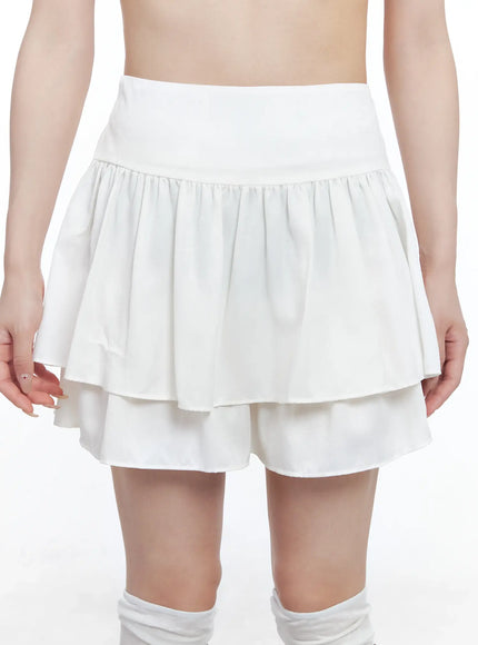 double-layered-ruffle-mini-skirt-cs501
