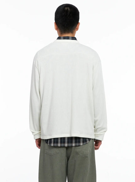 mens-one-shoulder-zip-long-sleeve-ig529