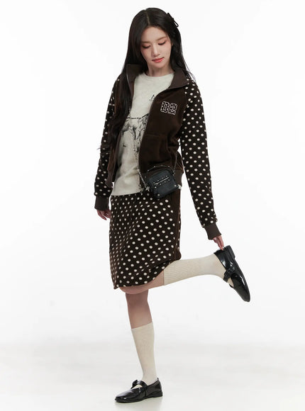 fleece-polka-dot-track-zip-up-cn527