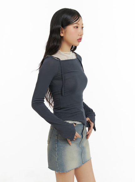 strap-detail-long-sleeve-slit-top-cm421