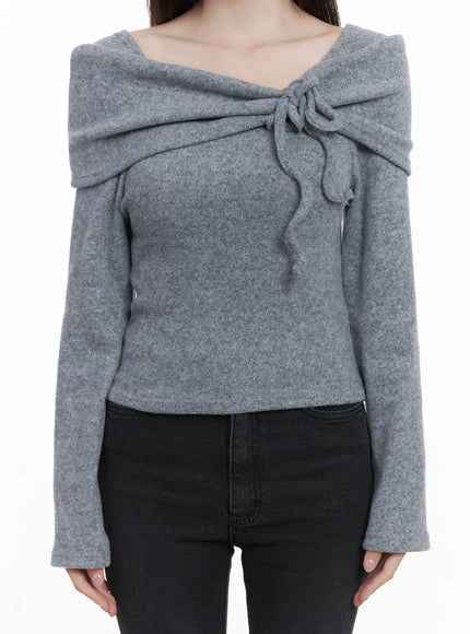 cozy-fleece-off-shoulder-shirred-top-cj506