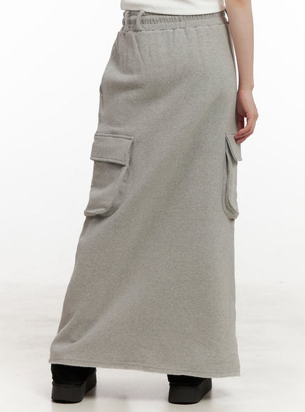 front-slit-cargo-maxi-skirt-cj506