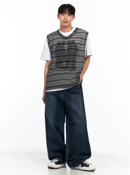 mens-striped-knit-v-neck-vest-il516