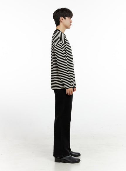 mens-acrylic-striped-long-sleeve-top-in422