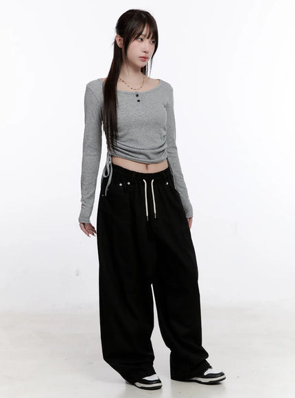 shirred-long-sleeve-crop-top-co501