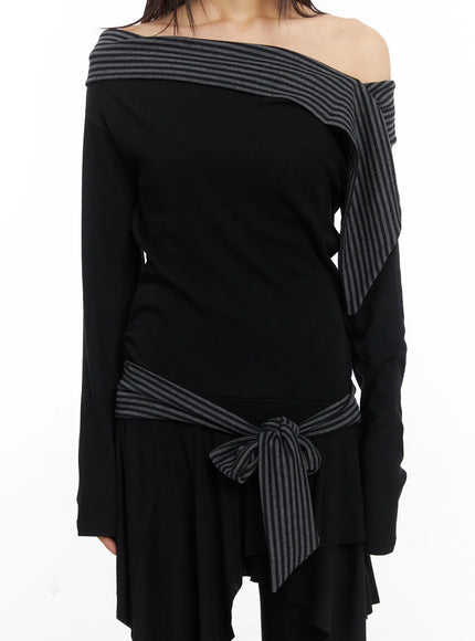 off-shoulder-two-tone-mini-dress-cd522