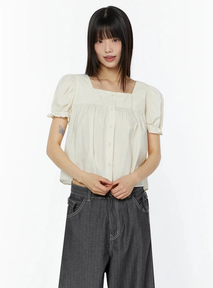 square-neck-puff-sleeve-blouse-iu518