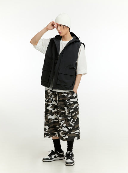 mens-hooded-nylon-vest-il418