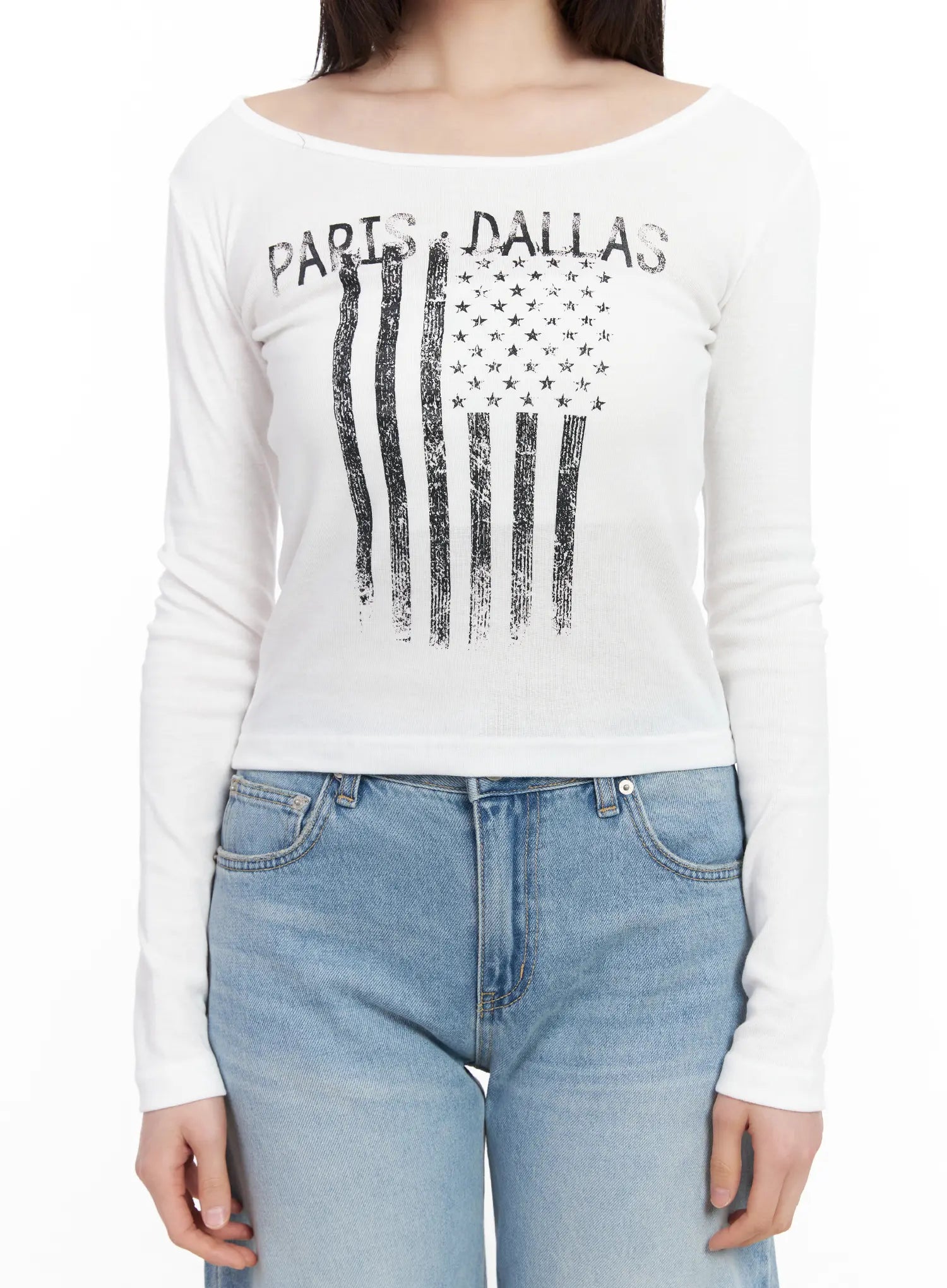 graphic-flag-print-long-sleeve-top-cm512