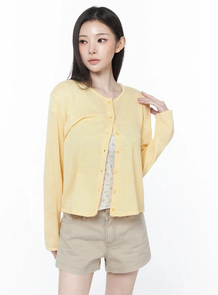 linen-round-neck-cardigan-iu512