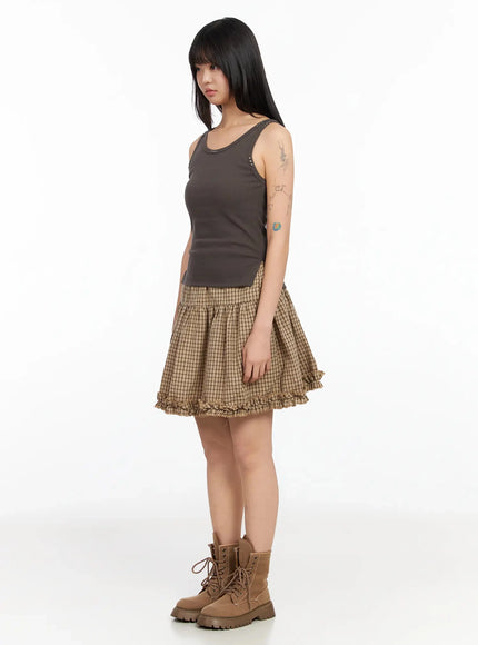 gingham-frill-midi-skirt-ia523