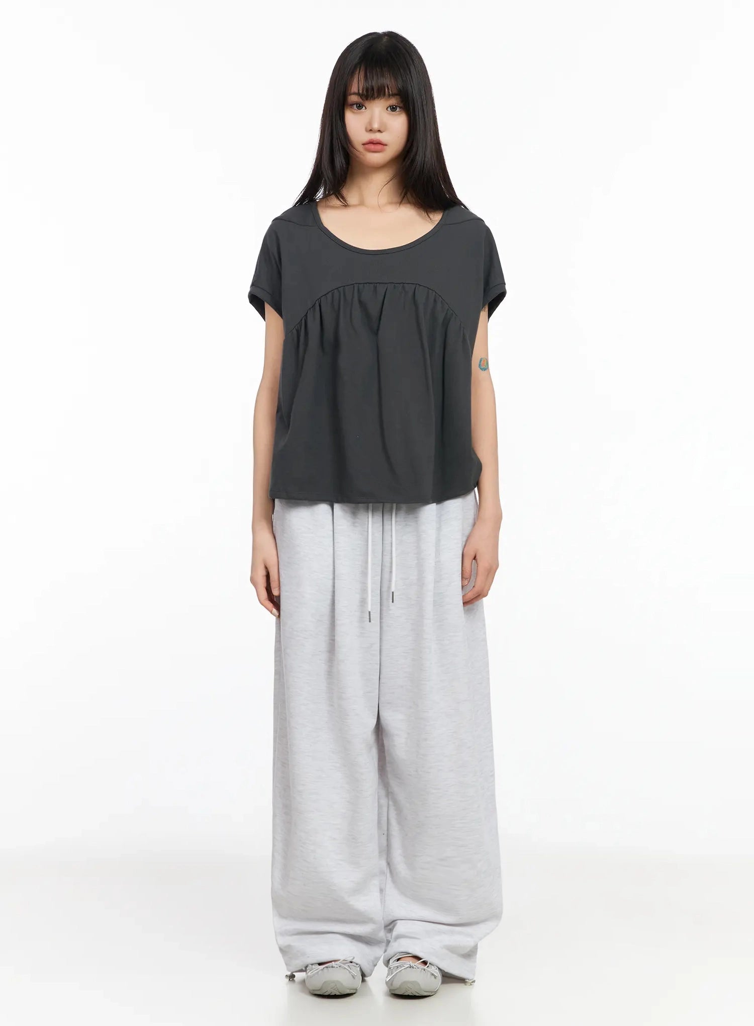 plaid-spiral-detail-sweatpants-ia523