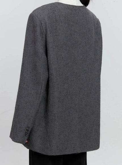 oversized-collarless-blazer-is516