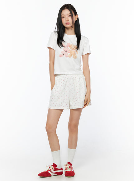 floral-print-shorts-iu516