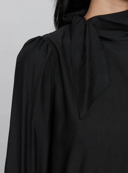 high-neck-tie-blouse-id504