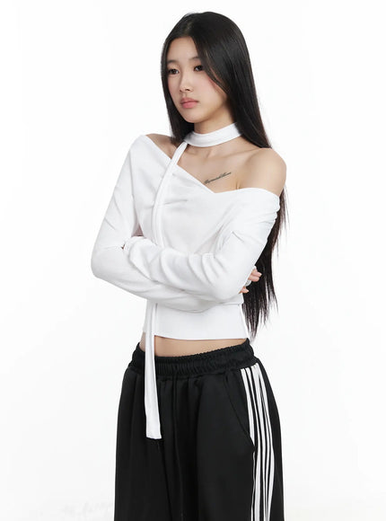 ribbed-off-shoulder-top-and-scarf-set-im506