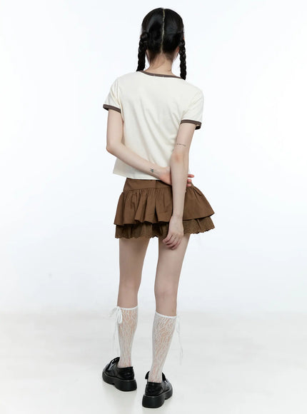 tiered-lace-hem-mini-skirt-cg511