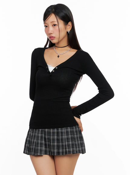 long-sleeve-v-neck-tee-ig527