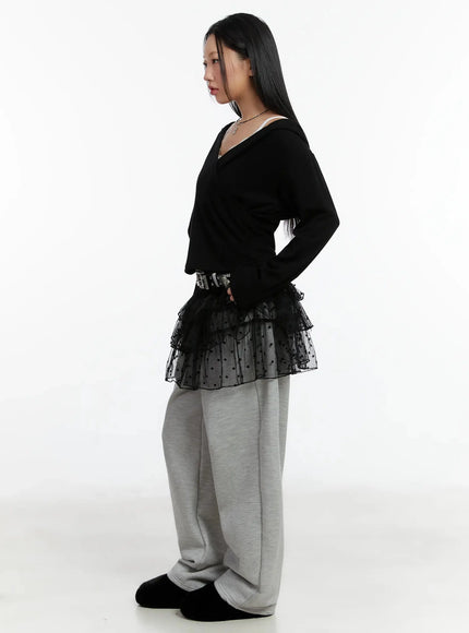 layered-star-mesh-skirt-id525