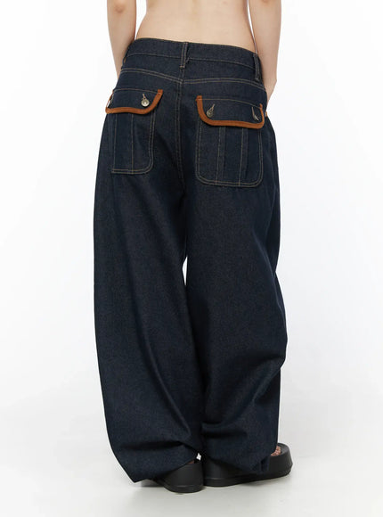bellamy-non-fade-pocket-baggy-jeans-cu511